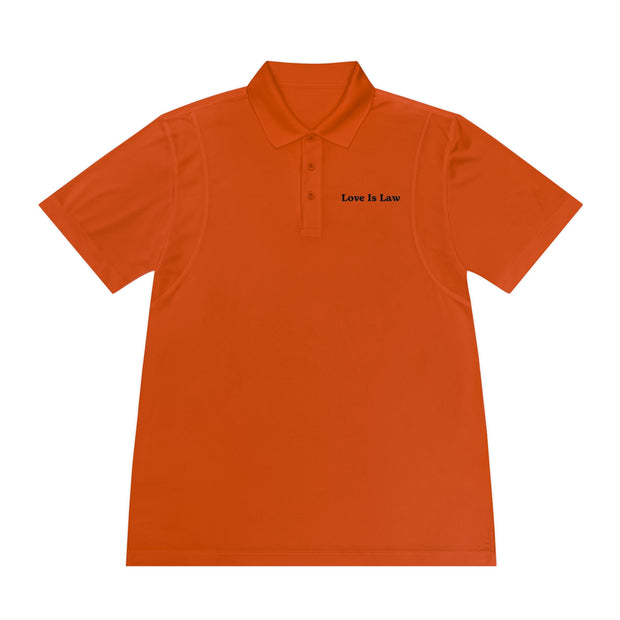 Love Is Law Men's Sport Polo Shirt