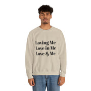 Loving, Love in, Love & Unisex Heavy Blend™ Crewneck Sweatshirt