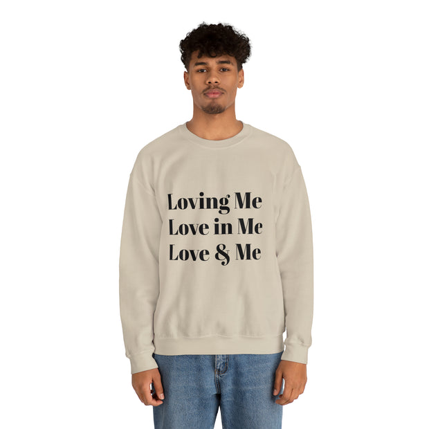 Loving, Love in, Love & Unisex Heavy Blend™ Crewneck Sweatshirt