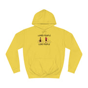 Loved People Love People Unisex College Hoodie