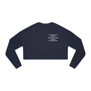 This Little Light Of Mine I'm Gonna Let It Shine Welcome to the Light Show Women's Cropped Sweatshirt