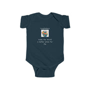 LoveMakers make the World a better place for me Infant Fine Jersey Bodysuit