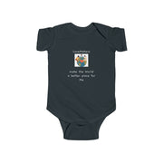 LoveMakers make the World a better place for me Infant Fine Jersey Bodysuit