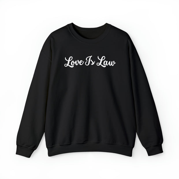 Love Is Law Unisex Heavy Blend™ Crewneck Sweatshirt
