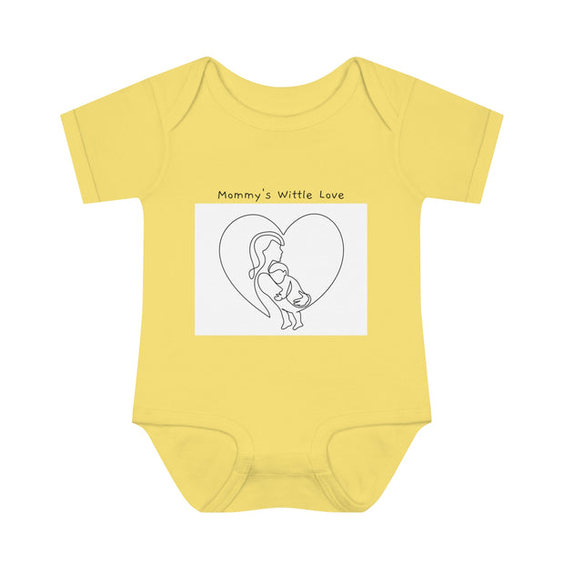 Wittle Love Infant Baby Rib Bodysuit