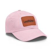 LoveMaker Dad Hat with Leather Patch (Rectangle)