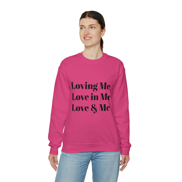 Loving, Love in, Love & Unisex Heavy Blend™ Crewneck Sweatshirt