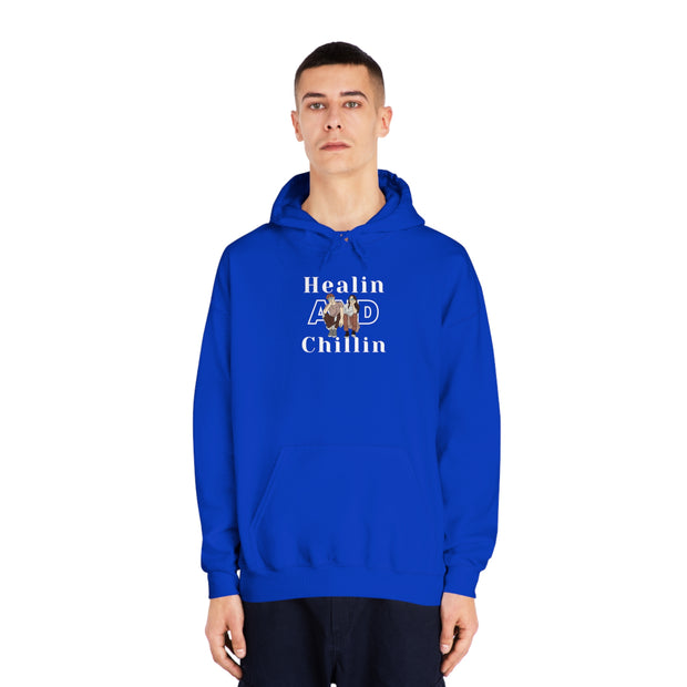 Healin and chillin Unisex DryBlend® Hooded Sweatshirt