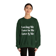 Loving, Love in, Love & Unisex Heavy Blend™ Crewneck Sweatshirt