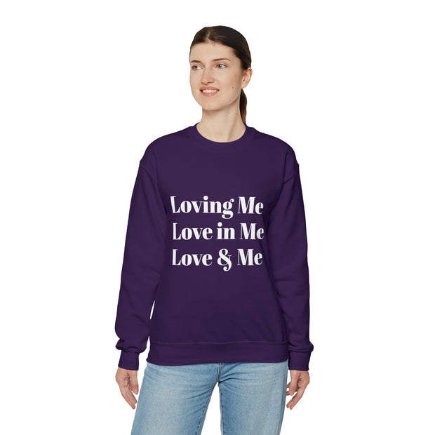 Loving, Love in, Love & Unisex Heavy Blend™ Crewneck Sweatshirt
