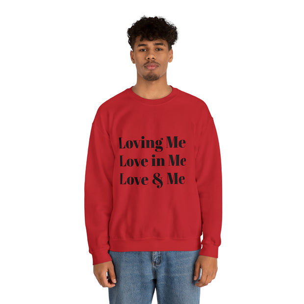 Loving, Love in, Love & Unisex Heavy Blend™ Crewneck Sweatshirt
