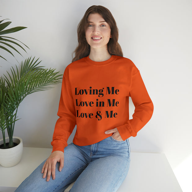 Loving, Love in, Love & Unisex Heavy Blend™ Crewneck Sweatshirt