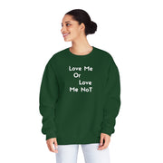 Love Me Or Love Me Not Unisex NuBlend® Crewneck Sweatshirt