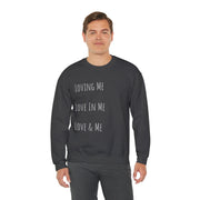 Loving, Love In, Love & Unisex Heavy Blend™ Crewneck Sweatshirt