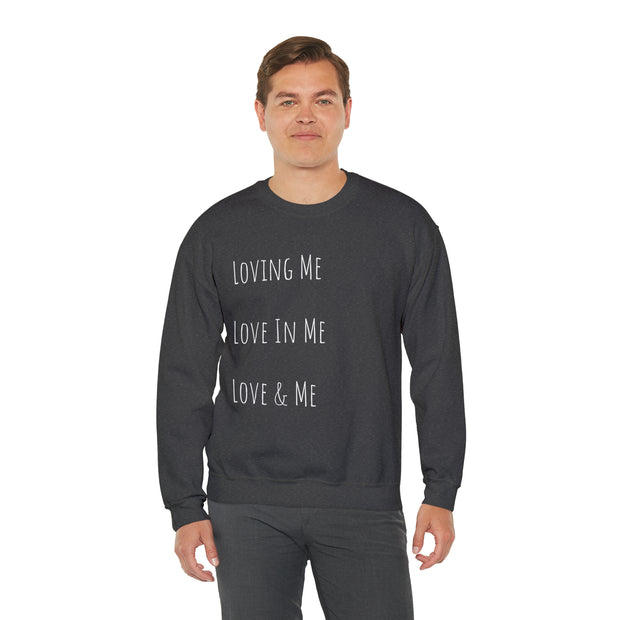 Loving, Love In, Love & Unisex Heavy Blend™ Crewneck Sweatshirt