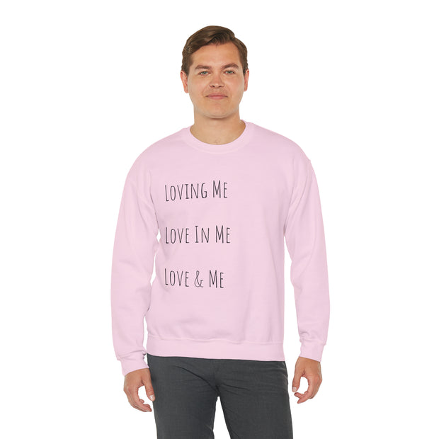 Loving, Love In, Love & Unisex Heavy Blend™ Crewneck Sweatshirt