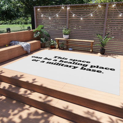 Healing or Military Outdoor Rug