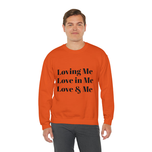 Loving, Love in, Love & Unisex Heavy Blend™ Crewneck Sweatshirt