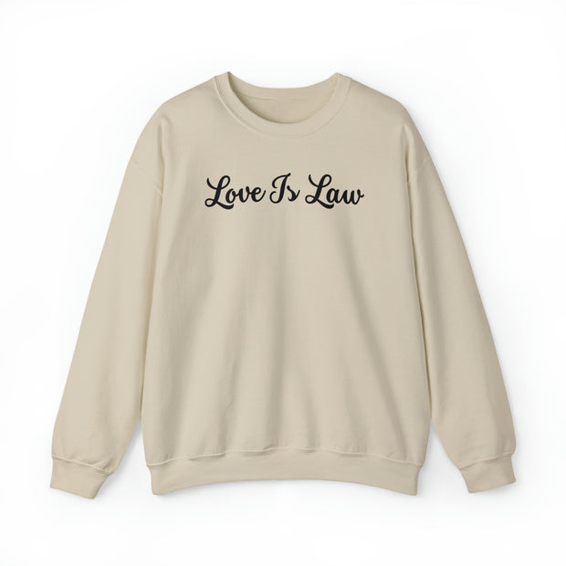 Love Is Law Unisex Heavy Blend™ Crewneck Sweatshirt