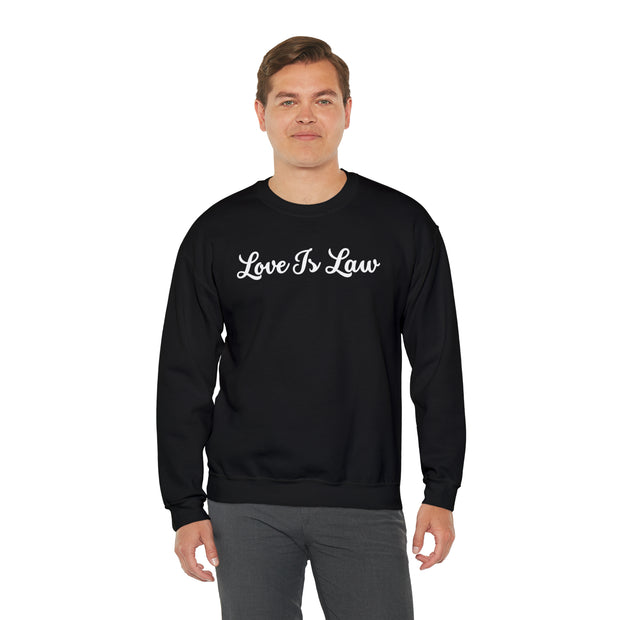 Love Is Law Unisex Heavy Blend™ Crewneck Sweatshirt