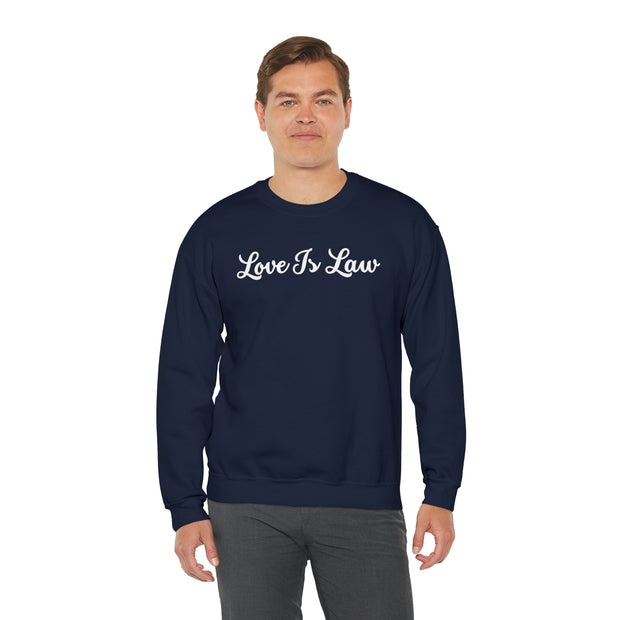 Love Is Law Unisex Heavy Blend™ Crewneck Sweatshirt