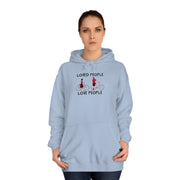 Loved People Love People Unisex College Hoodie