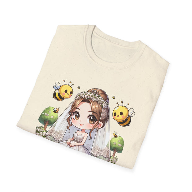 I Bee's the Bride to Bee Unisex Softstyle T-Shirt - Fun Wedding Theme Tee