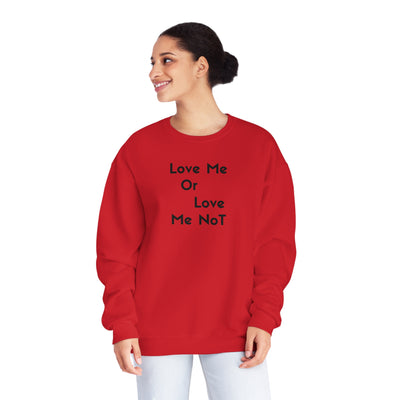 Love Me Or Love Me Not Unisex NuBlend® Crewneck Sweatshirt