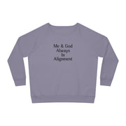 Me & God Always in Alignment Women's Dazzler Relaxed Fit Sweatshirt
