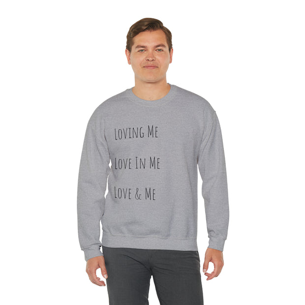 Loving, Love In, Love & Unisex Heavy Blend™ Crewneck Sweatshirt