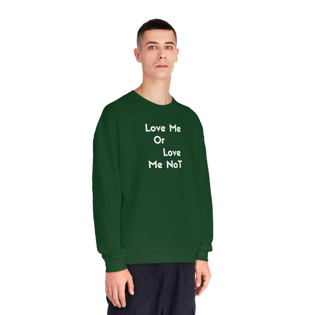 Love Me Or Love Me Not Unisex NuBlend® Crewneck Sweatshirt