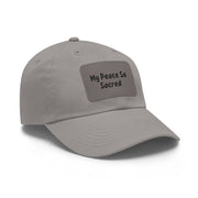 My Peace So Dad Hat with Leather Patch (Rectangle)