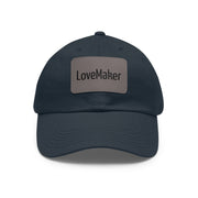 LoveMaker Dad Hat with Leather Patch (Rectangle)