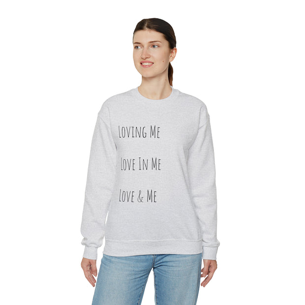 Loving, Love In, Love & Unisex Heavy Blend™ Crewneck Sweatshirt