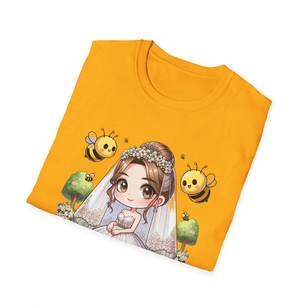 I Bee's the Bride to Bee Unisex Softstyle T-Shirt - Fun Wedding Theme Tee