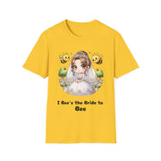 I Bee's the Bride to Bee Unisex Softstyle T-Shirt - Fun Wedding Theme Tee
