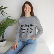 Loving, Love in, Love & Unisex Heavy Blend™ Crewneck Sweatshirt