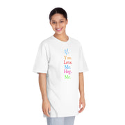 If You Love Me Hug Me Unisex Classic Crewneck T-Shirt