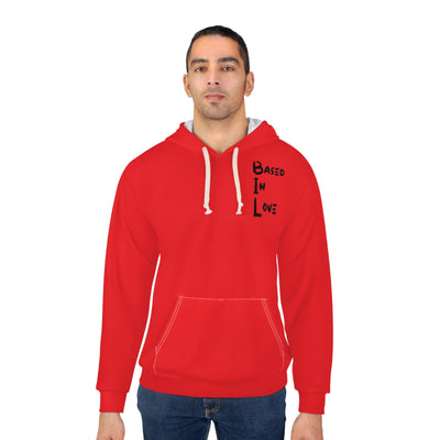 Based In Love Unisex Pullover Hoodie (AOP)