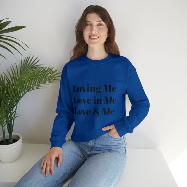 Loving, Love in, Love & Unisex Heavy Blend™ Crewneck Sweatshirt