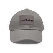 LoveMaker Dad Hat with Leather Patch (Rectangle)