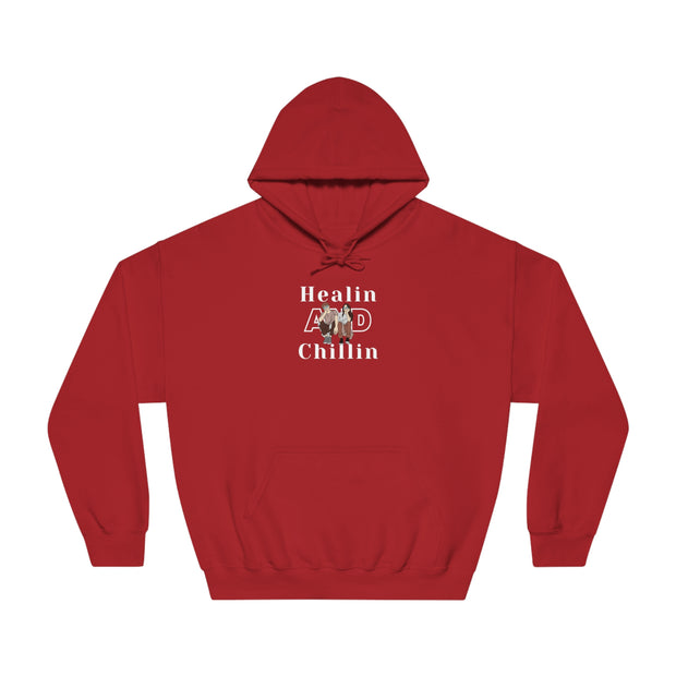 Healin and chillin Unisex DryBlend® Hooded Sweatshirt