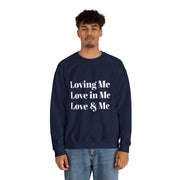 Loving, Love in, Love & Unisex Heavy Blend™ Crewneck Sweatshirt