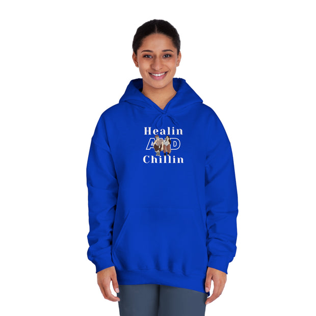 Healin and chillin Unisex DryBlend® Hooded Sweatshirt