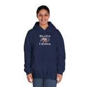 Healin and chillin Unisex DryBlend® Hooded Sweatshirt