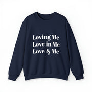 Loving, Love in, Love & Unisex Heavy Blend™ Crewneck Sweatshirt