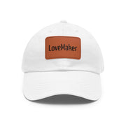 LoveMaker Dad Hat with Leather Patch (Rectangle)