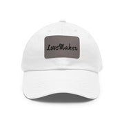 LoveMaker Dad Hat with Leather Patch (Rectangle)